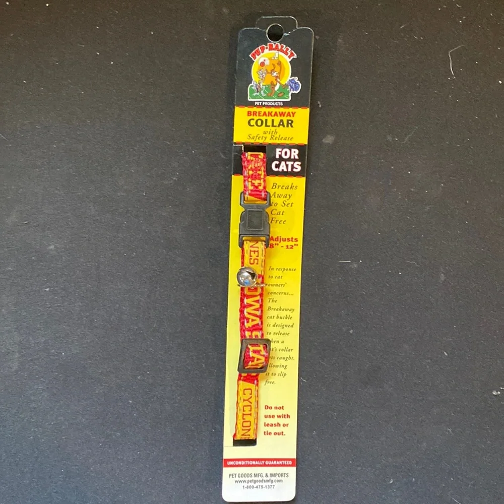 NEW - Iowa State Cyclones Breakaway Cat Collar